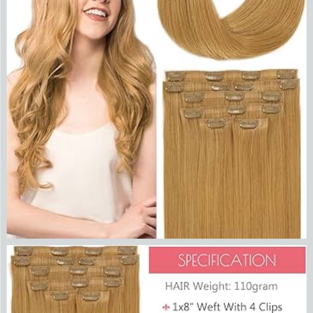 Natural Blonde Hair Extensions